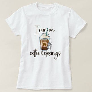 コーヒーと不動産取引 リアルター 不動産ギフト Tシャツ