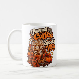 コーヒーと不気味な雰囲気に支えられて ハロウィンマグカップ コーヒーマグカップ
