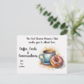 コーヒーと会話ウィメンズクラブ ポストカード (スタンド正面)