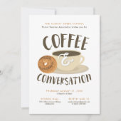 コーヒーと会話 招待状 (正面)