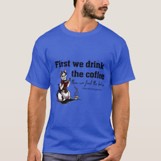 コーヒーと体シャツ Tシャツ