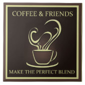 コーヒーと友だち タイル (正面)
