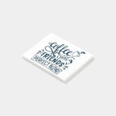 コーヒーと友人の完璧なブレンド ポストイット (アングル)