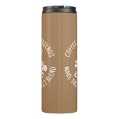 コーヒーと友人、完璧なブレンド タンブラー (裏面)