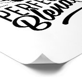 コーヒーと友達が完璧なブレンドを作る、引用文 ポスター (角)