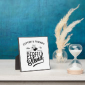 コーヒーと友達が完璧にブレンド フォトプラーク (インサイチュ)