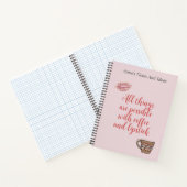 コーヒーと口紅で全てが可能だ ノートブック (内部)