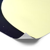 コーヒーと宇宙 | AIアートポスター ポスター (角)