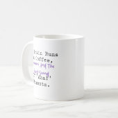コーヒーと定理で脳が動く アハ体験 コーヒーマグカップ (正面左)