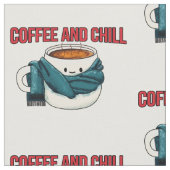コーヒーと寒さ ファブリック (クローズアップ)