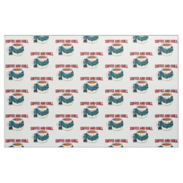 コーヒーと寒さ ファブリック