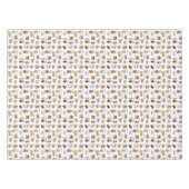 コーヒーと心地よいの食品パタ図解入りの、写真付きのーン テーブルクロス (正面(横))