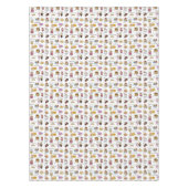 コーヒーと心地よいの食品パタ図解入りの、写真付きのーン テーブルクロス (正面)