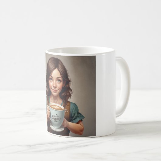 コーヒーと思いやりのマグカップによって煽られる コーヒーマグカップ (正面右)