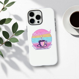 コーヒーと愛に支えられて | 面白い母の日 iPhone 16 PRO MAXケース