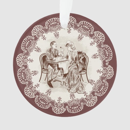 コーヒーと愛 オーナメント (正面)