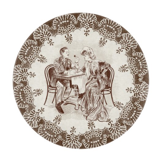 コーヒーと愛 カッティングボード (正面)