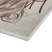 コーヒーと愛 カッティングボード (角)