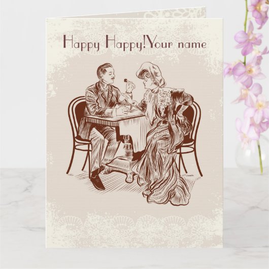 コーヒーと愛 カード (蘭)