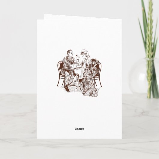 コーヒーと愛 カード (裏面)