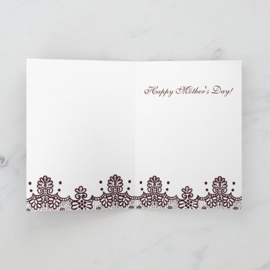 コーヒーと愛 カード (内部)