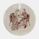 コーヒーと愛 ガラスオーナメント (裏面)