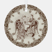 コーヒーと愛 ガラスオーナメント (裏面)