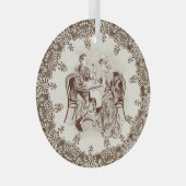 コーヒーと愛 ガラスオーナメント (正面右)