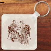 コーヒーと愛 キーホルダー (裏面)