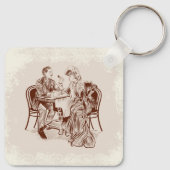 コーヒーと愛 キーホルダー (裏面)