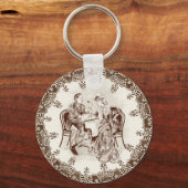 コーヒーと愛 キーホルダー (正面)