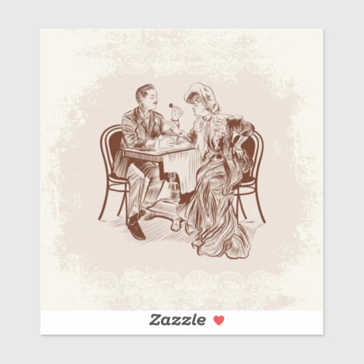 コーヒーと愛 シール (シート)