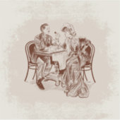 コーヒーと愛 シール (正面)