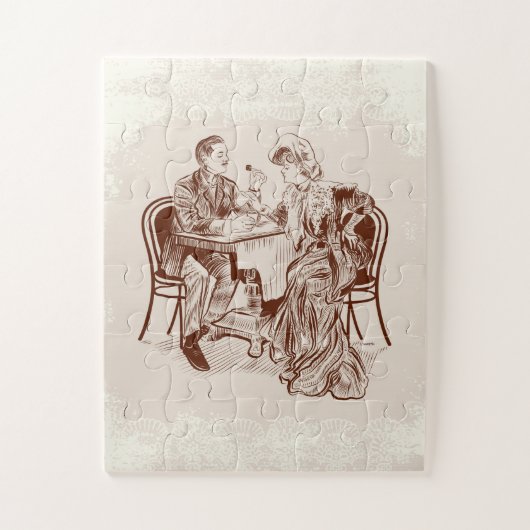 コーヒーと愛 ジグソーパズル (縦)