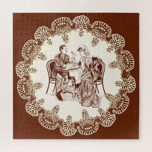 コーヒーと愛 ジグソーパズル (縦)