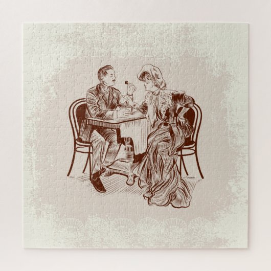 コーヒーと愛 ジグソーパズル (縦)