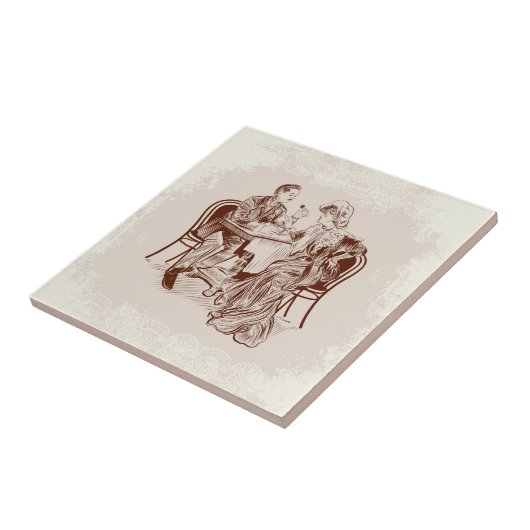 コーヒーと愛 タイル (側面)