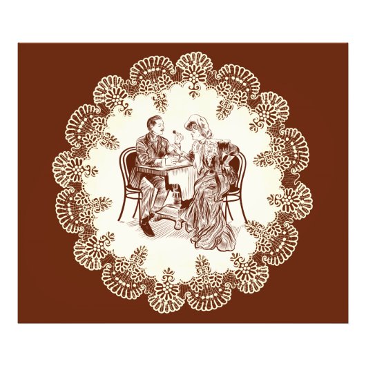 コーヒーと愛 フォトプリント            (正面)