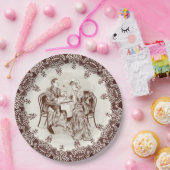 コーヒーと愛 ペーパープレート (パーティー)