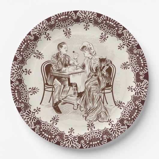 コーヒーと愛 ペーパープレート (正面)