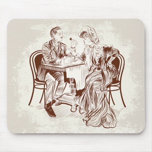 コーヒーと愛 マウスパッド (正面)