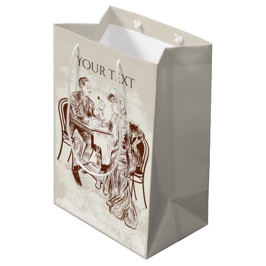 コーヒーと愛 ミディアムペーパーバッグ (裏面アングル)