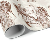 コーヒーと愛 ラッピングペーパー (ロールコーナー)