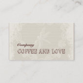 コーヒーと愛 名刺 (裏面)