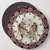 コーヒーと愛 缶バッジ (正面&裏面)