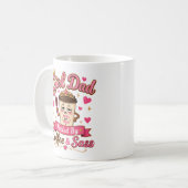 コーヒーと態度でやる気を出す娘っ子パパ コーヒーマグカップ (正面左)