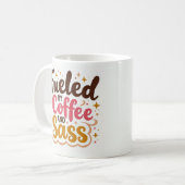 コーヒーと態度で成り立つ面白いマグカップ コーヒーマグカップ (正面左)