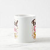 コーヒーと態度で成り立つ面白いマグカップ コーヒーマグカップ (中央)