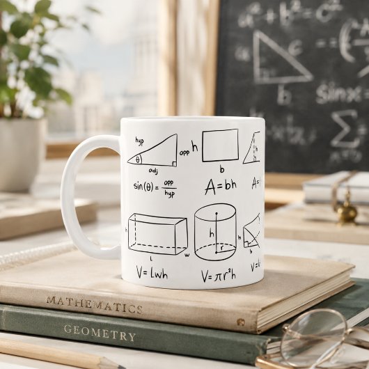 コーヒーと数学はあらゆる問題を解決する コーヒーマグカップ