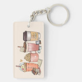 コーヒーと文学 キーホルダー (裏面)